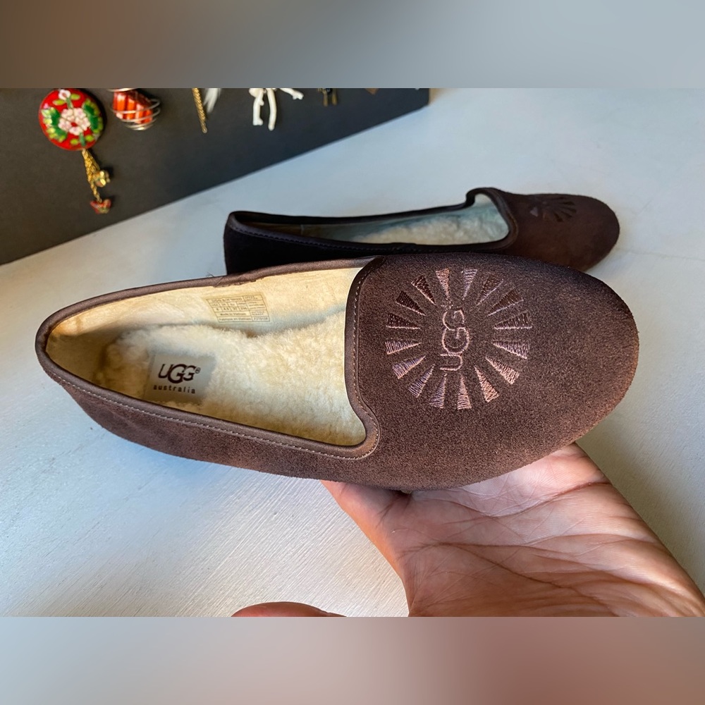 UGG Shearling Ballet Flats